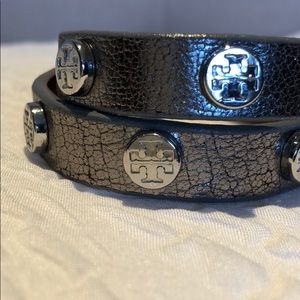 Tory Burch wrap leather bracelet